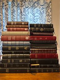 Some bibles in a stack